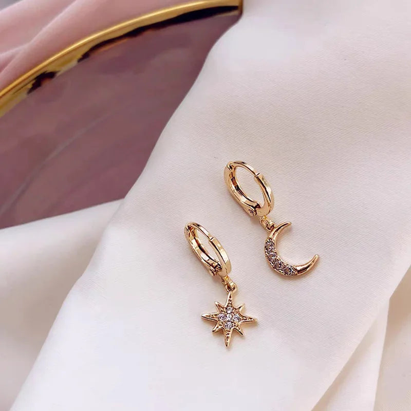 Celestial Asymmetric Hoop Earrings™