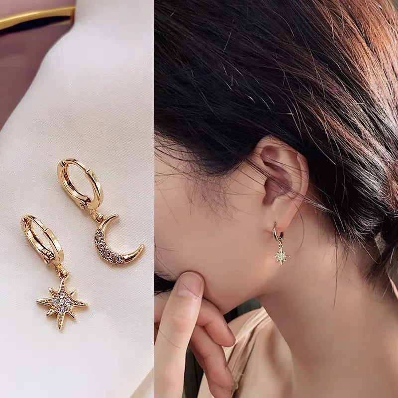 Celestial Asymmetric Hoop Earrings™