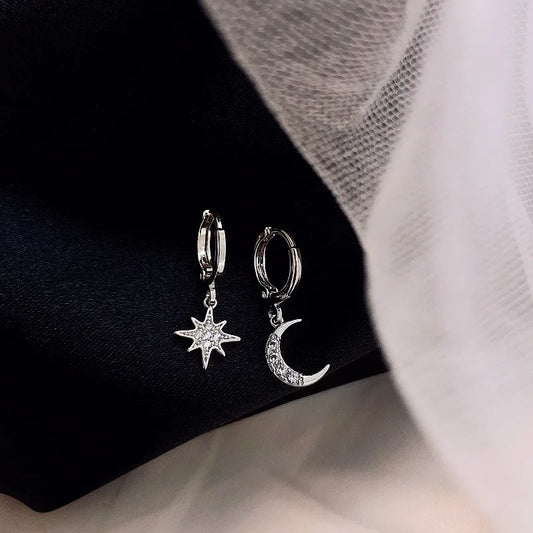 Celestial Asymmetric Hoop Earrings™